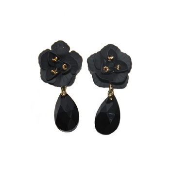 Cercei casula,model natural,D&J Exclusive,Negru Cercei casula,model natural,D&J Exclusive,Negru