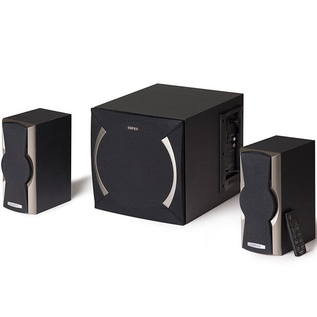 Sistem de sunet Edifier XM6PF, 2.1, 24W, FM Radio, negru, XM6PF