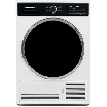 Uscator de rufe Heinner HCD-V904B, Condensare, 9 kg, Display LED, Lumina cuva, Anti-sifonare, Clasa B, Alb Uscator de rufe Heinner HCD-V904B, Condensare, 9 kg, Display LED, Lumina cuva, Anti-sifonare, Clasa B, Alb