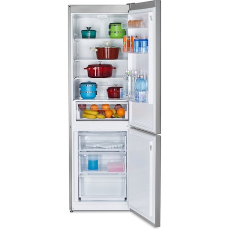 Хладилник с фризер Heinner HC-V336X