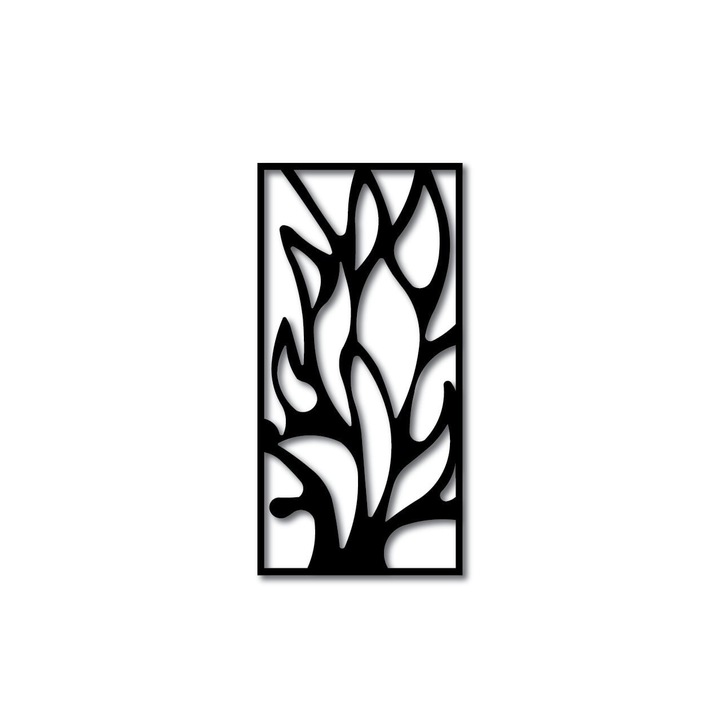 Panou decorativ negru, 200x90 cm , grosime 8 mm,MLC89