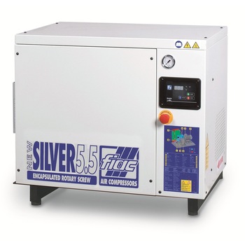 Compresor cu surub pe podea FIAC, tip NEW-SILVER 5,5, alimentare 380V, debit 450l/min, 10 bar Compresor cu surub pe podea FIAC, tip NEW-SILVER 5,5, alimentare 380V, debit 450l/min, 10 bar