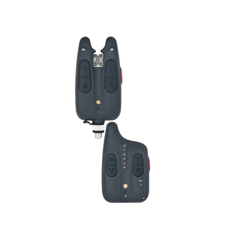 Set avertizoare wireless si receptor Baracuda RF1118, culoare negru, 4 bucati