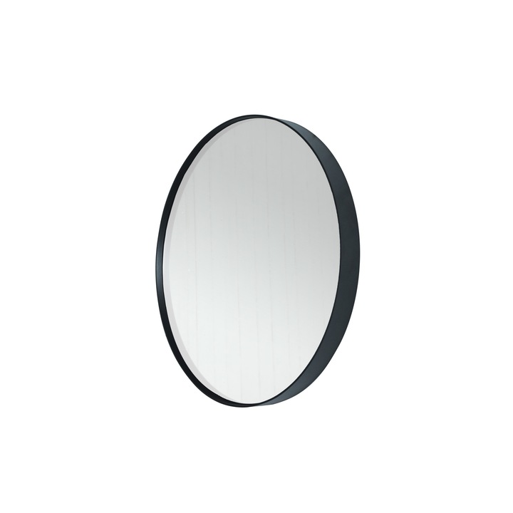 Огледало с кръгла метална рамка - Banshee 60 - с LED лента