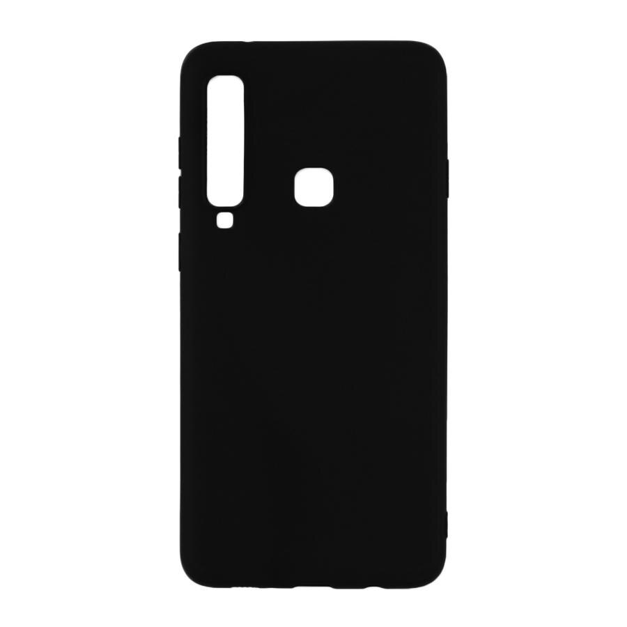 Husa silicon Samsung Galaxy A9 2018 Neagra + Folie sticla securizata Samsung Galaxy A9 2018, Antisoc, TPU, Viceversa