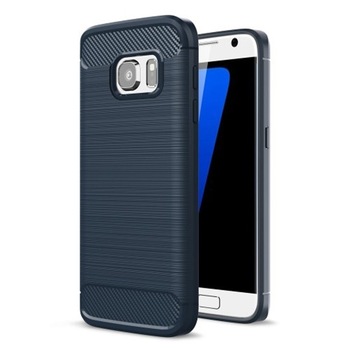 Husa HUAWEI Y7 - Carbon (Bleumarin) Forcell Husa HUAWEI Y7 - Carbon (Bleumarin) Forcell