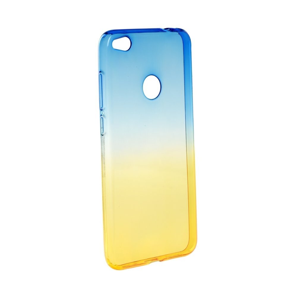 Husa HUAWEI P8 Lite 2017 \ P9 Lite 2017 - Ombre (Auriu&Albastru)
