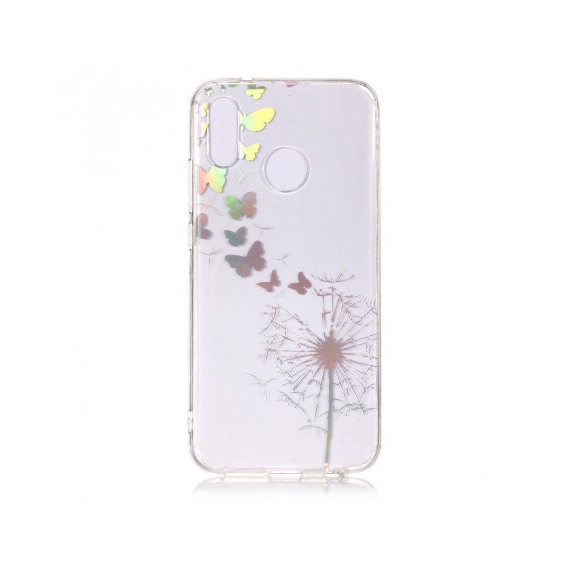 Carcasa protectie spate ,,Papadie si fluturi'' din gel TPU pentru Huawei P20 Lite