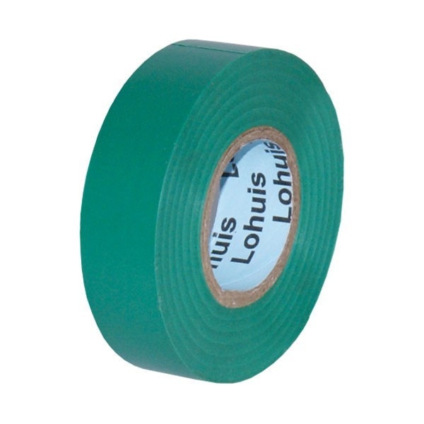 Banda izolatoare Lohuis 19 m x 0.15 mm x 19 mm, verde, AN