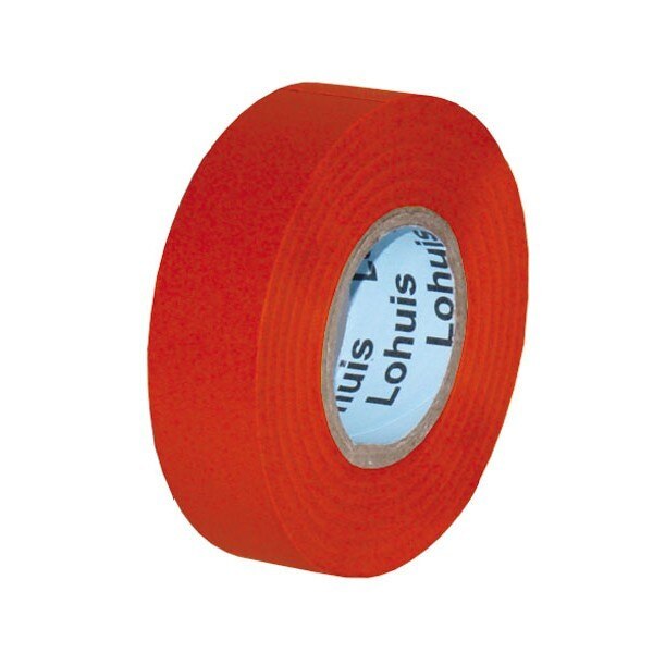 Banda izolatoare Lohuis 19 m x 0.15 mm x 19 mm, rosie, AN