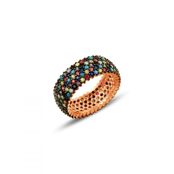 Inel argint 925 cu zirconii multicolore - Be Elegant ITU0096 - BeSpecial 10374, 17,3 mm (7 US), Multicolor