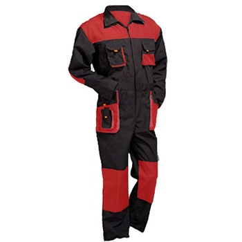 Salopeta de lucru Combinezon Welten, Negru/Rosu, marime 60 (4XL) Salopeta de lucru Combinezon Welten, Negru/Rosu, marime 60 (4XL)