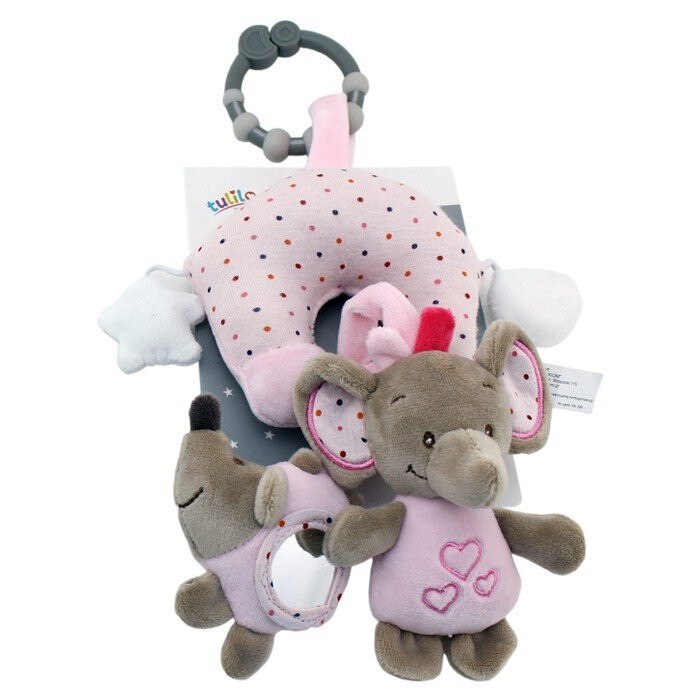 Jucarie pentru patut copii Axiom, Elefant, 38 cm