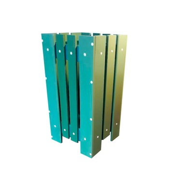 Cos gunoi stradal Helene din pvc verde Cos gunoi stradal Helene din pvc verde