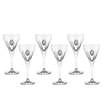 Set 6 pahare sticla de vin, Fusion, DG029, RCR Italia, 210 ml Set 6 pahare sticla de vin, Fusion, DG029, RCR Italia, 210 ml