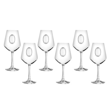 Set 6 pahare sticla de vin, Universum, DG036, RCR Italia, 550ml Set 6 pahare sticla de vin, Universum, DG036, RCR Italia, 550ml