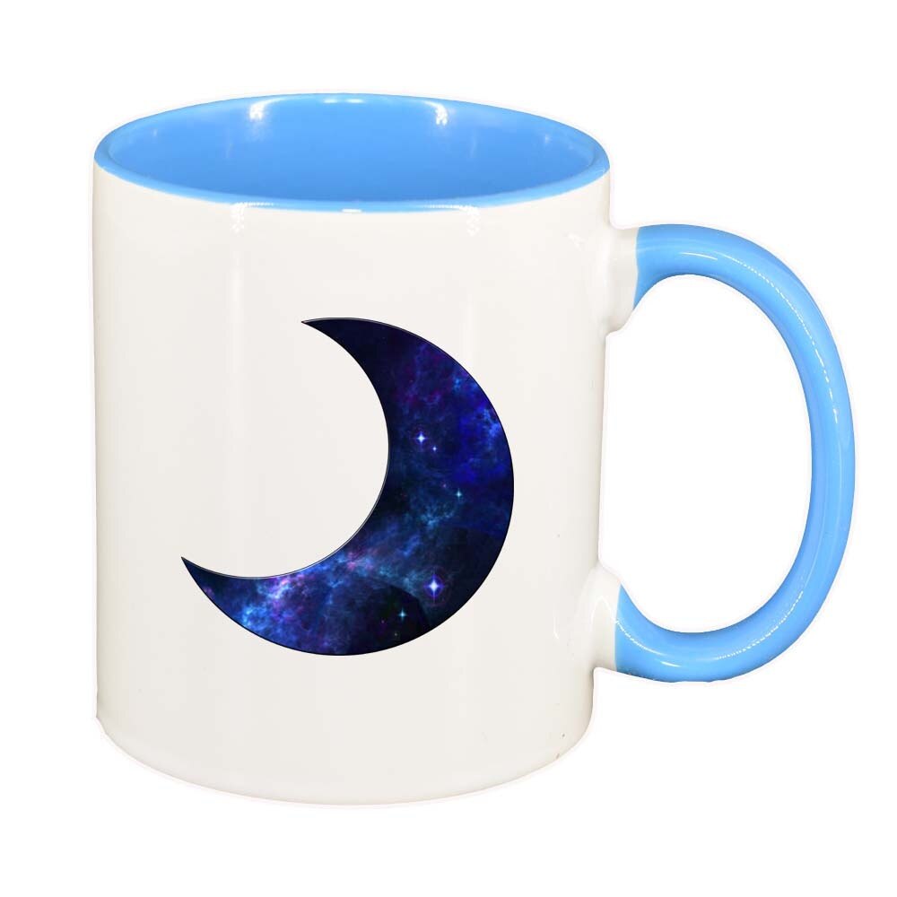 Cana Luna, interior albastru, 330ml, D283