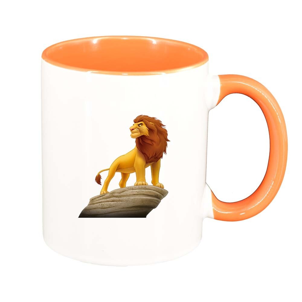 Cana Lion King, interior portocaliu, 330ml, D289