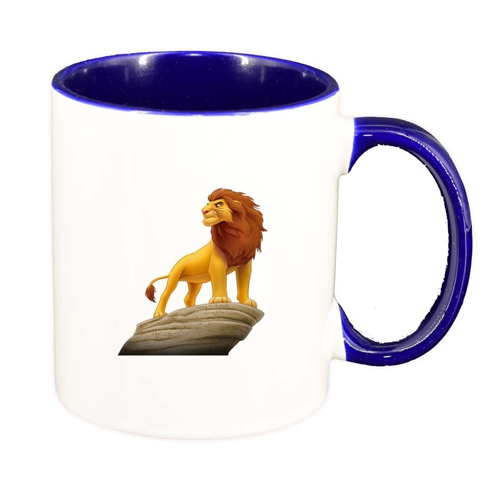 Cana Lion King, interior albastru inchis, 330ml, D289
