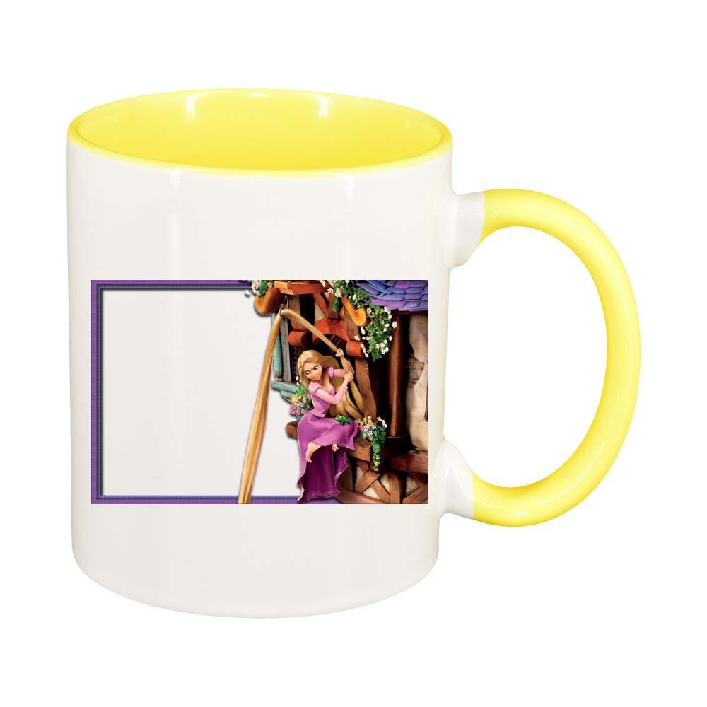 Cana Rapunzel, interior galben, 330ml, D287