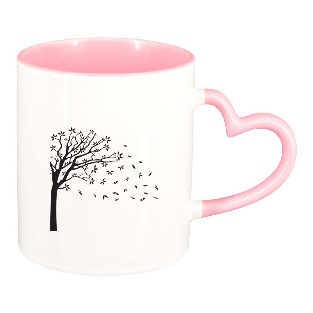 Cana Tree, interior roz, maner inima, 330ml, D286