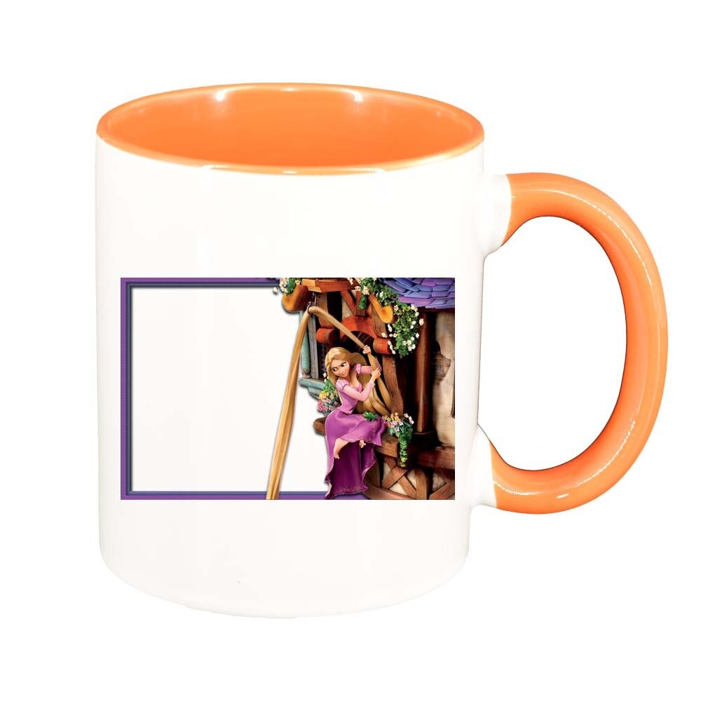 Cana Rapunzel, interior portocaliu, 330ml, D287