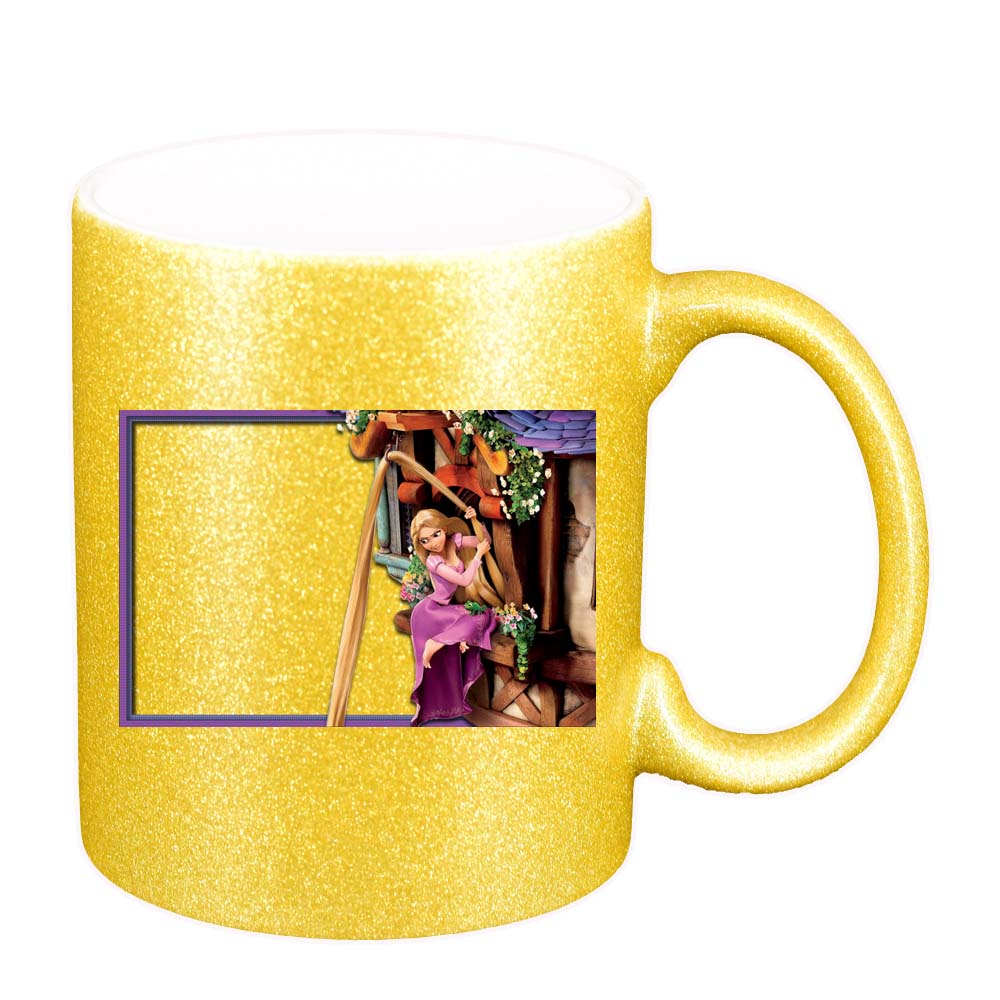 Cana Rapunzel, auriu sidefata glitter, 330ml, D287