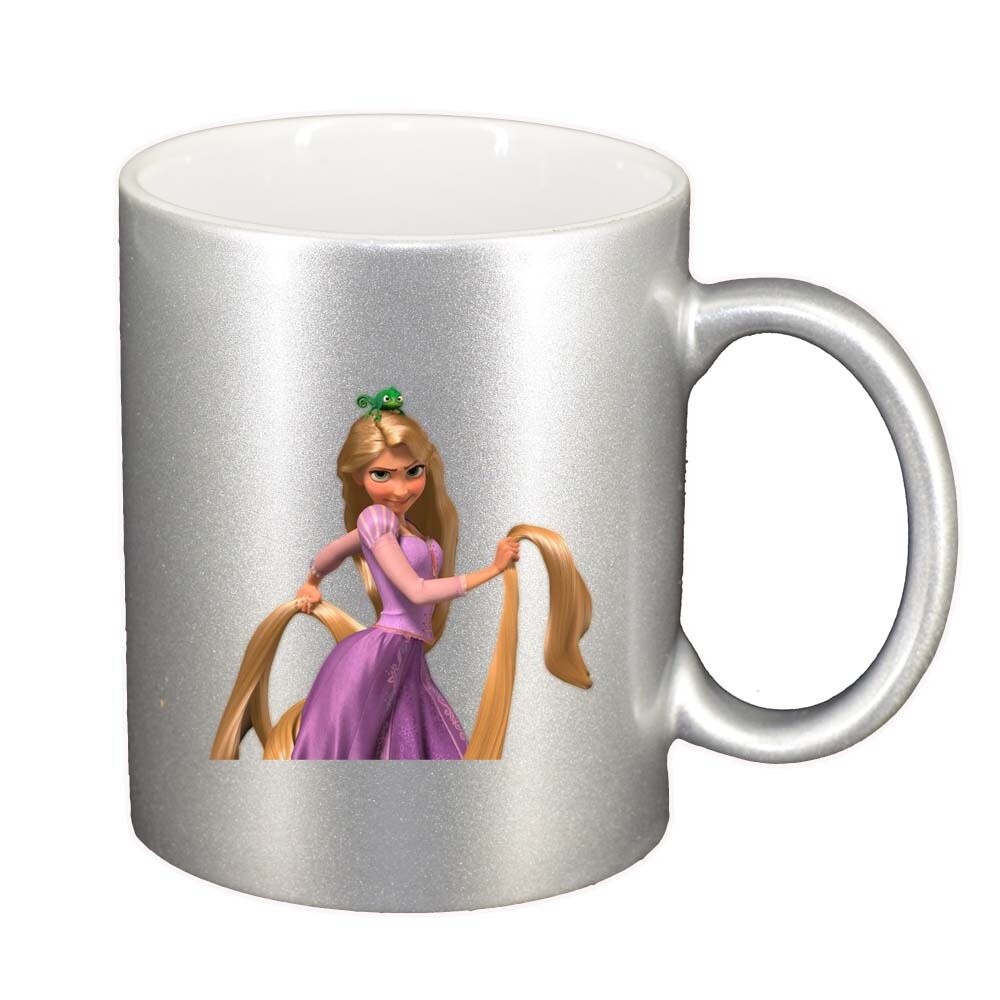 Cana Rapunzel, argintiu sidefata, 330ml, D288