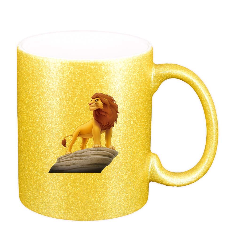 Cana Lion King, auriu sidefata glitter, 330ml, D289