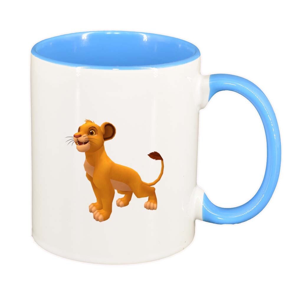 Cana Lion King, interior albastru, 330ml, D290