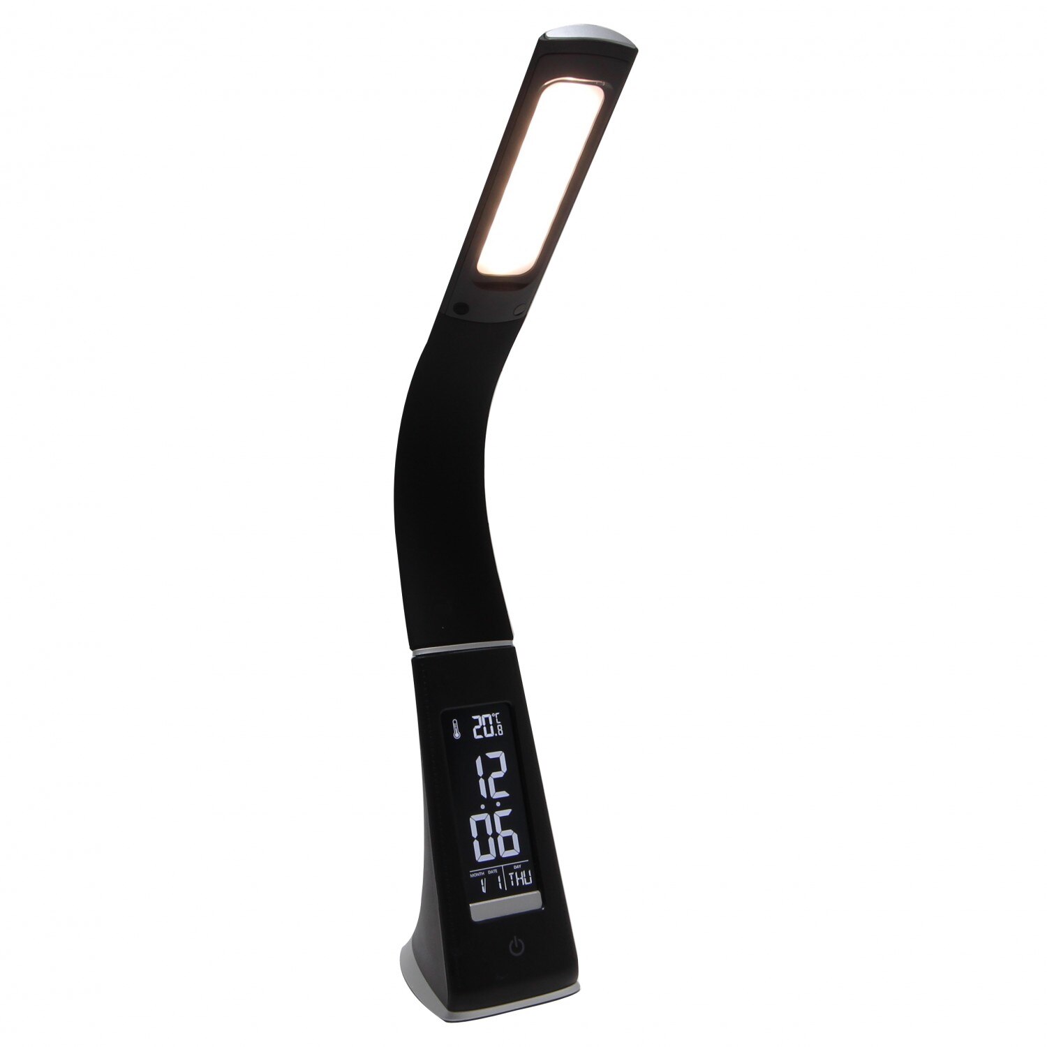 Veioza LED 5W cu display in care arata Calendarul si Temperatura , functie touch, 3 trepte de lumina, ATS, A+