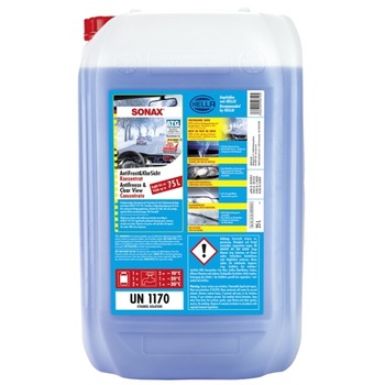 Lichid spalat parbrizul iarna, super-concentrat Sonax, 25L, nu contine Methanol, anticalcar, aroma lamaie(lemon) Lichid spalat parbrizul iarna, super-concentrat Sonax, 25L, nu contine Methanol, anticalcar, aroma lamaie(lemon)