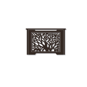 Masca calorifer din lemn, wenge, 115x80 cm , grosime 18 mm, MLC179 Masca calorifer din lemn, wenge, 115x80 cm , grosime 18 mm, MLC179