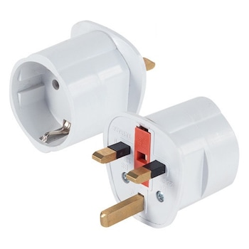 Adaptor priza UK cu siguranta 13A si impamantare SUKO Adaptor priza UK cu siguranta 13A si impamantare SUKO
