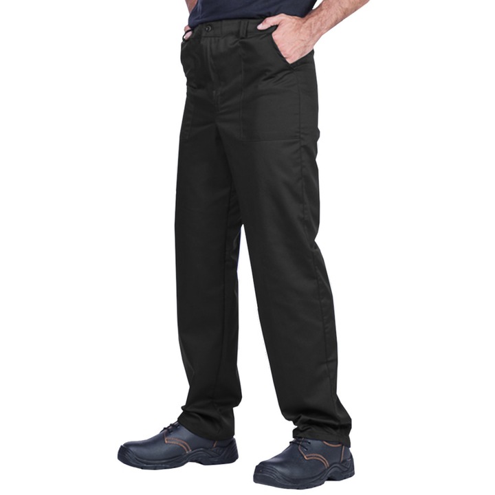 Класически работен панталон Mazalat Classic 240 гр. Произведено в България, Черен, Размер 58