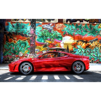 Fototapet autoadeziv 75x110 cm, Auto model 100 Fototapet autoadeziv 75x110 cm, Auto model 100