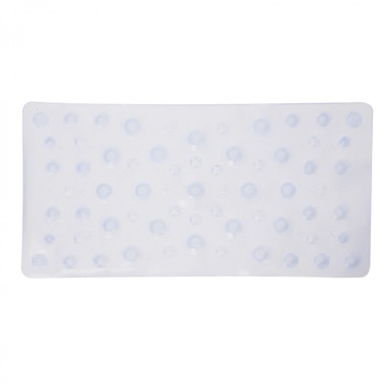 Covoras baie cu ventuze iMK®, dreptunghiulara, transparent, 35 x 70 cm Covoras baie cu ventuze iMK®, dreptunghiulara, transparent, 35 x 70 cm