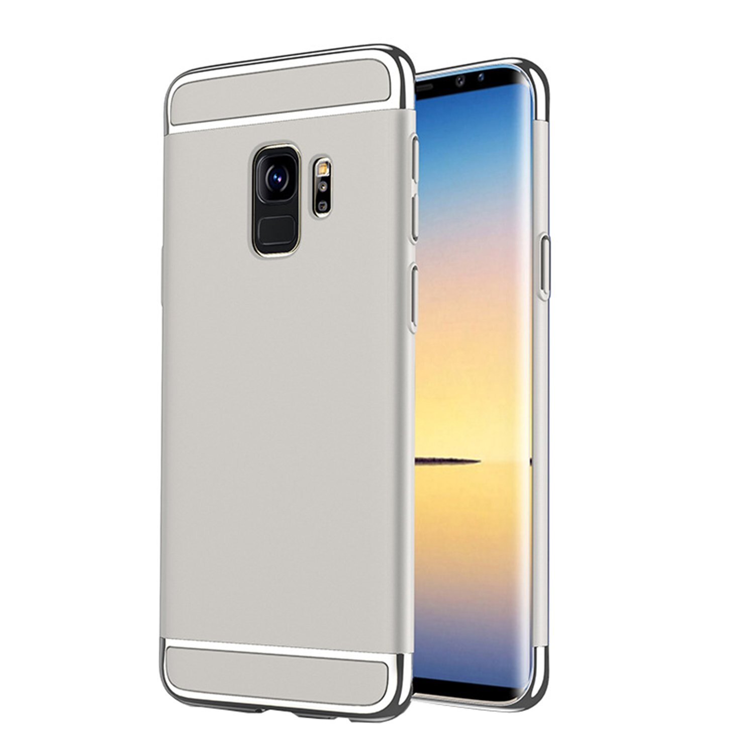 Husa Samsung Galaxy S9, ultraslim, carcasa spate, hardcase, Silver