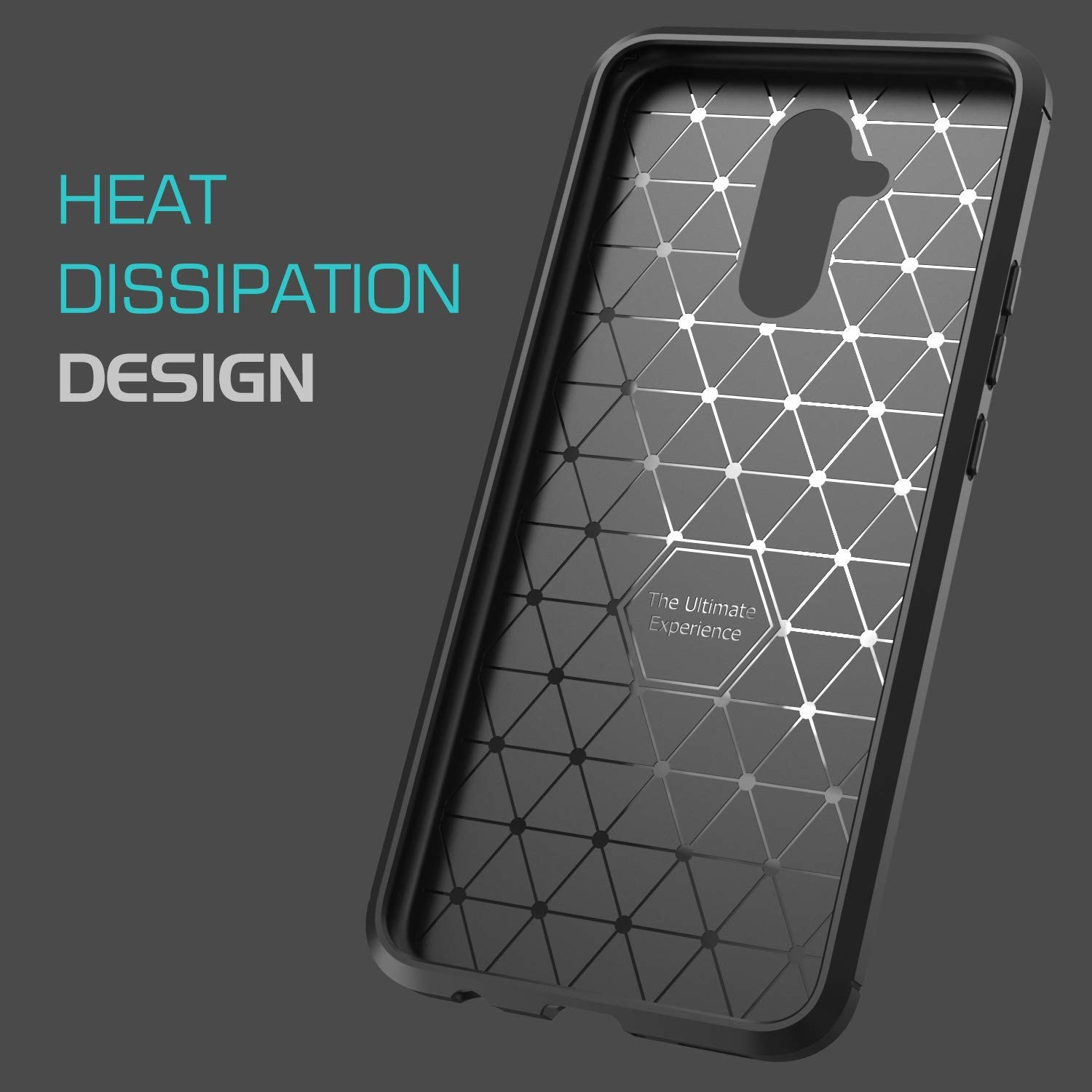 Husa Huawei Mate 20 Lite, Slim Armor Carbon, carcasa spate Antisoc, Negru