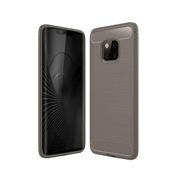 Husa Huawei Mate 20 Pro, Slim Armor Carbon, carcasa spate Antisoc, Gri