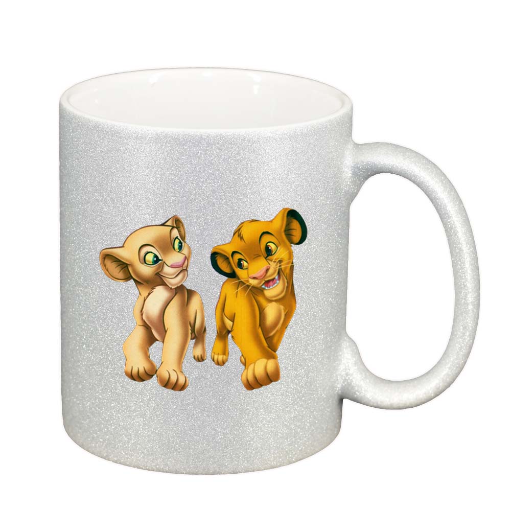 Cana Lion King, argintiu sidefata glitter, 330ml, D291