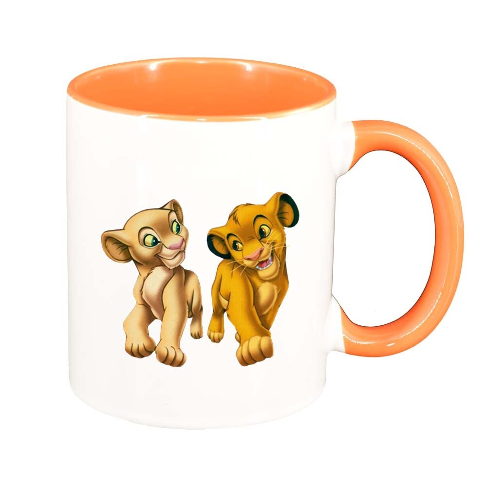 Cana Lion King, interior portocaliu, 330ml, D291