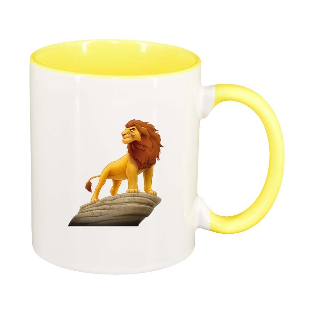 Cana Lion King, interior galben, 330ml, D289