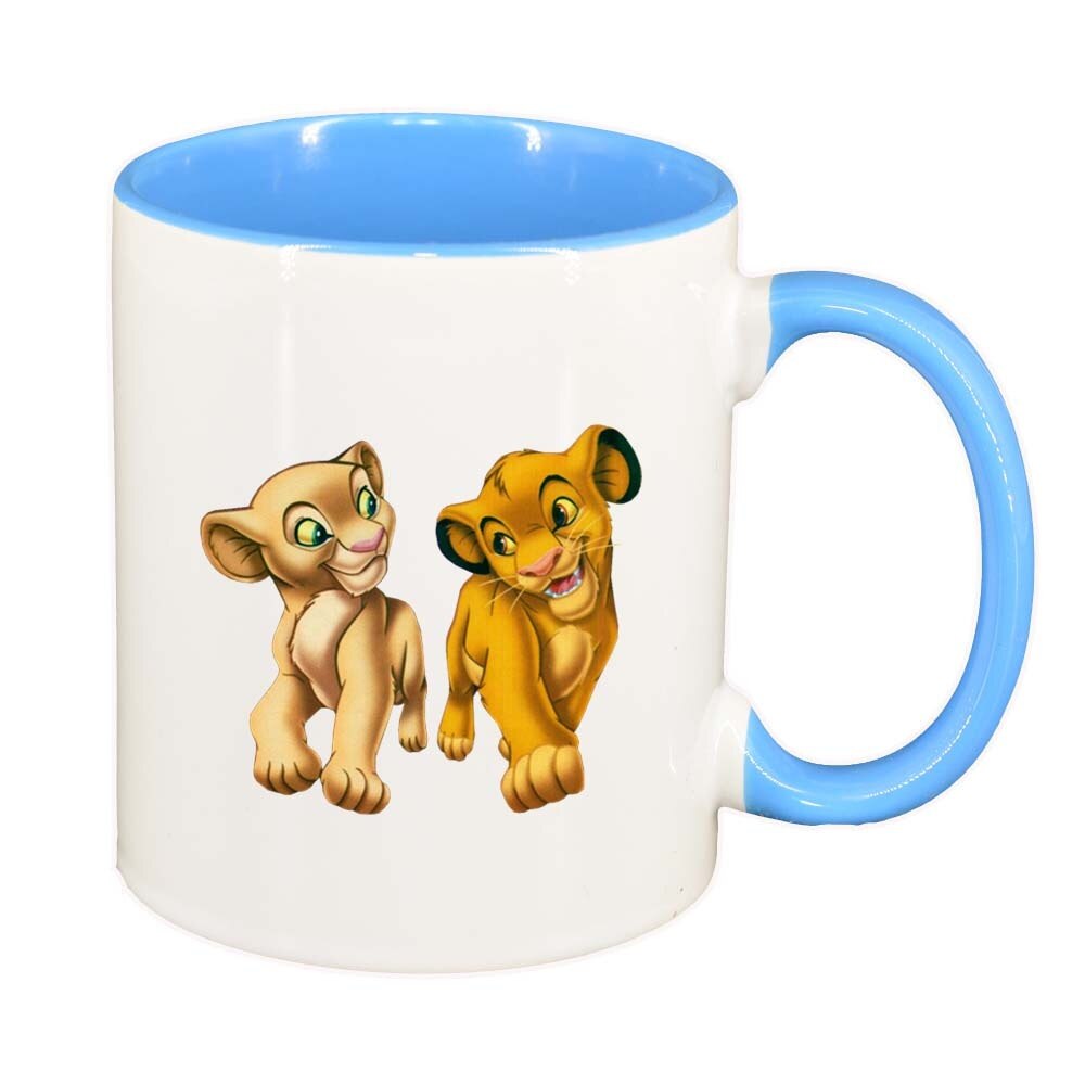 Cana Lion King, interior albastru, 330ml, D291