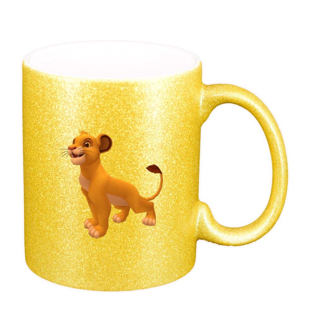 Cana Lion King, auriu sidefata glitter, 330ml, D290