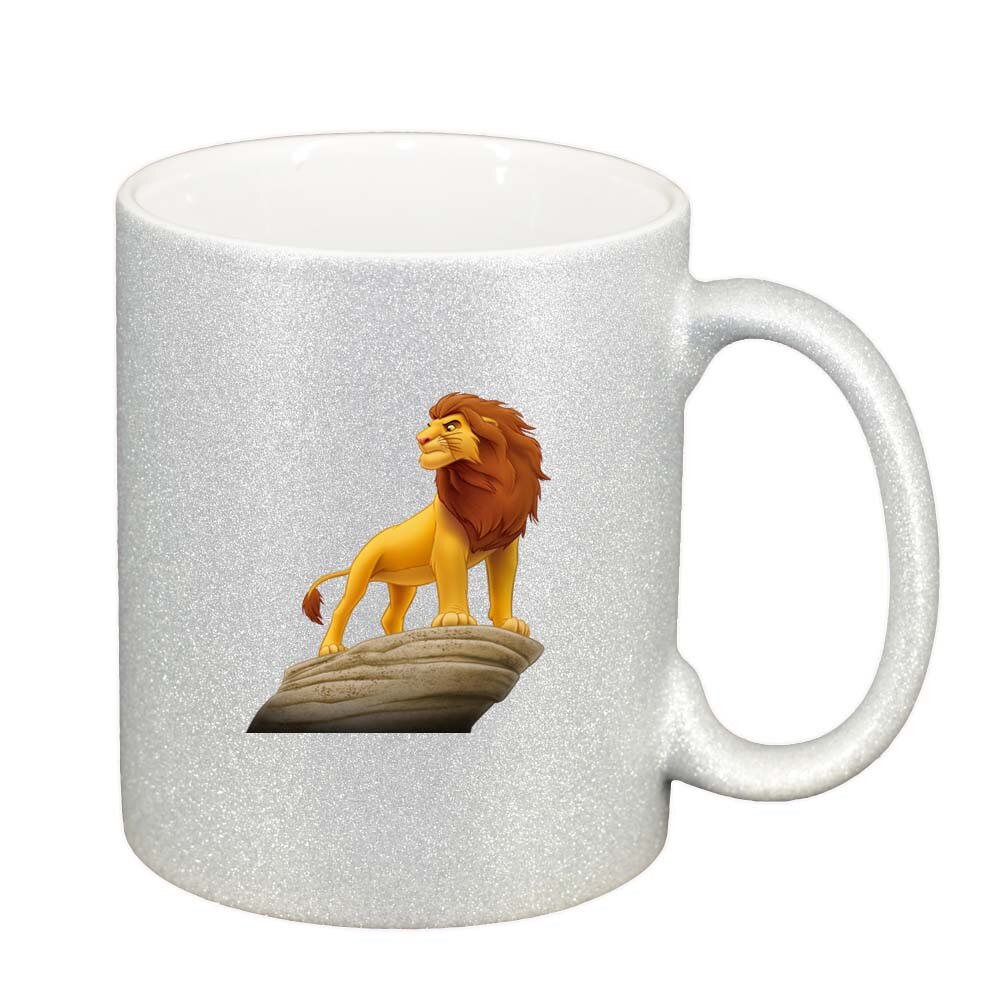 Cana Lion King, argintiu sidefata glitter, 330ml, D289