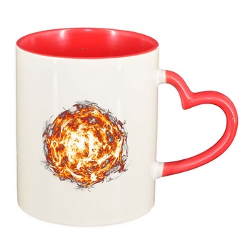 Cana Fire, interior rosu, maner inima, 330ml, D295 Cana Fire, interior rosu, maner inima, 330ml, D295
