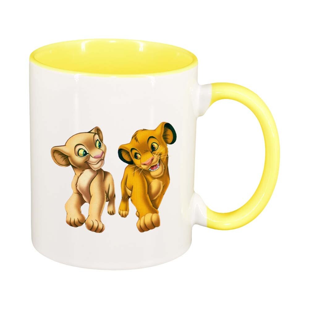 Cana Lion King, interior galben, 330ml, D291