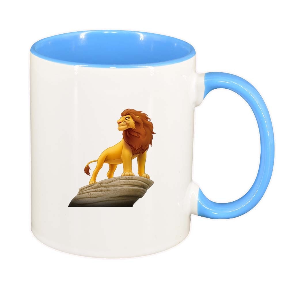 Cana Lion King, interior albastru, 330ml, D289