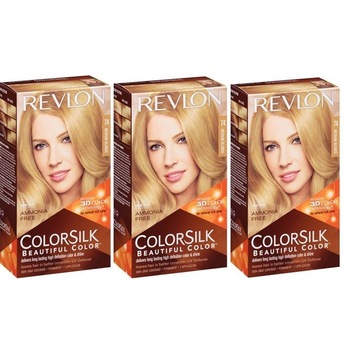 Pachet Promotional Revlon Vopsea Par Colorsilk 74 Medium Blonde X 3 bucati Pachet Promotional Revlon Vopsea Par Colorsilk 74 Medium Blonde X 3 bucati
